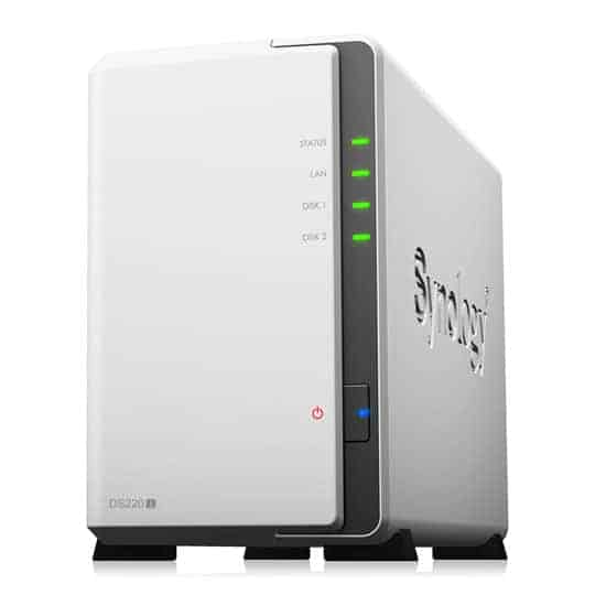 Synology DS223J 2 Bay NAS + 2x 6TB Seagate IronWolf Pro HDDs